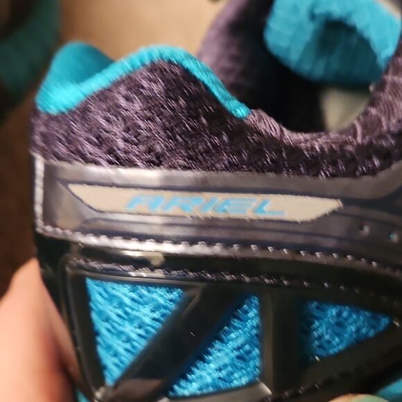 Brooks Ariel 16 Running Shoes Sneakers Gray & Turquoise Blue Women's Size 10 - Picture 5 of 11